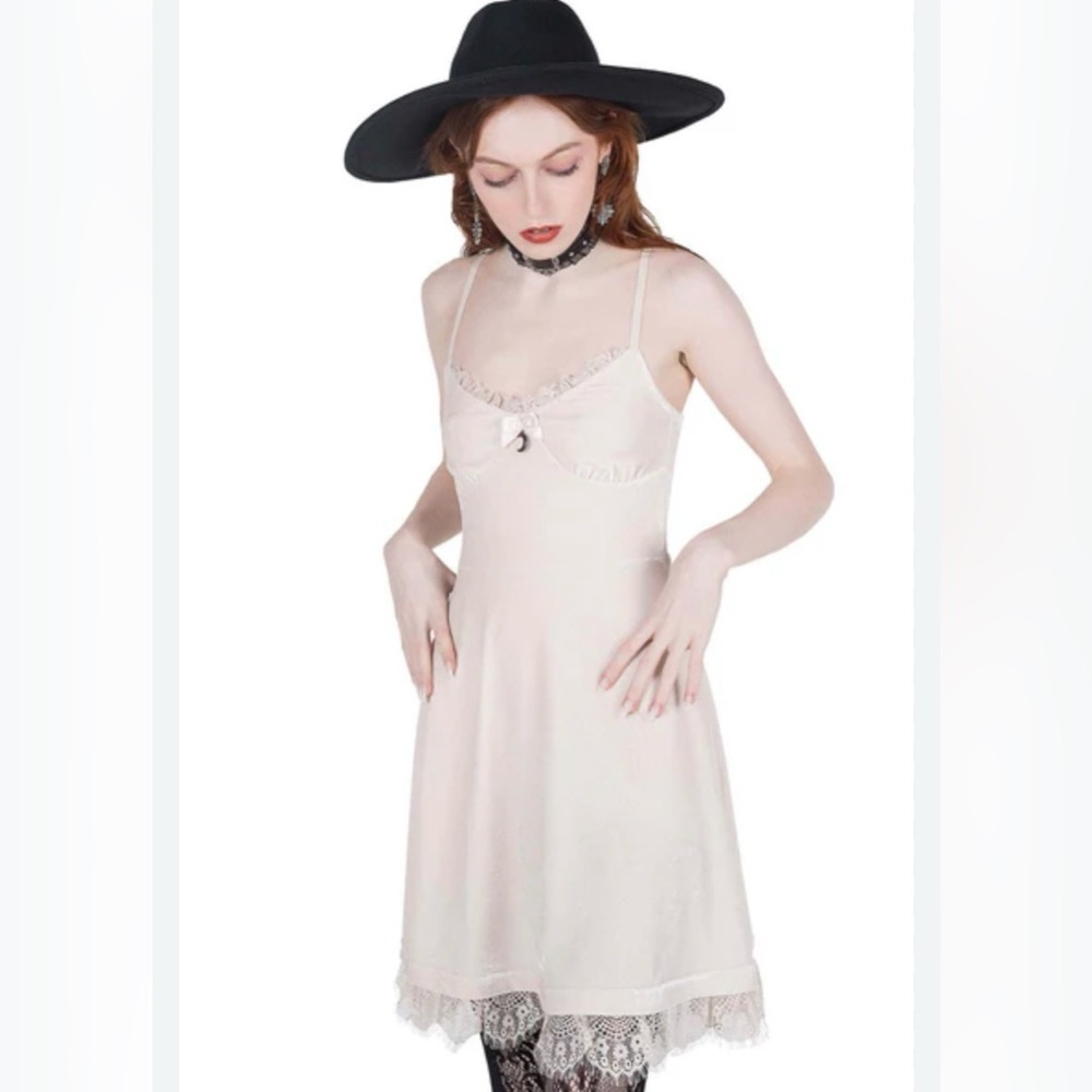 Killstar Moonstruck Velvet Skater Dress